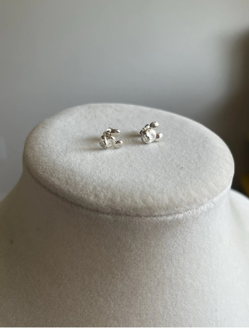 Vintage Disney Mickey Sterling studs 925